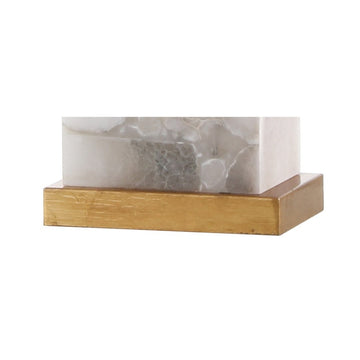 Elizabeth 27.5" Alabaster LED Table Lamp - JONATHAN Y
